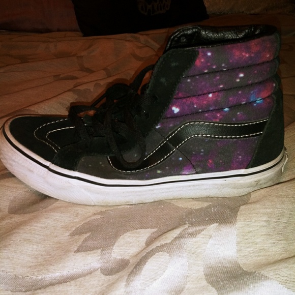 galaxy vans high tops